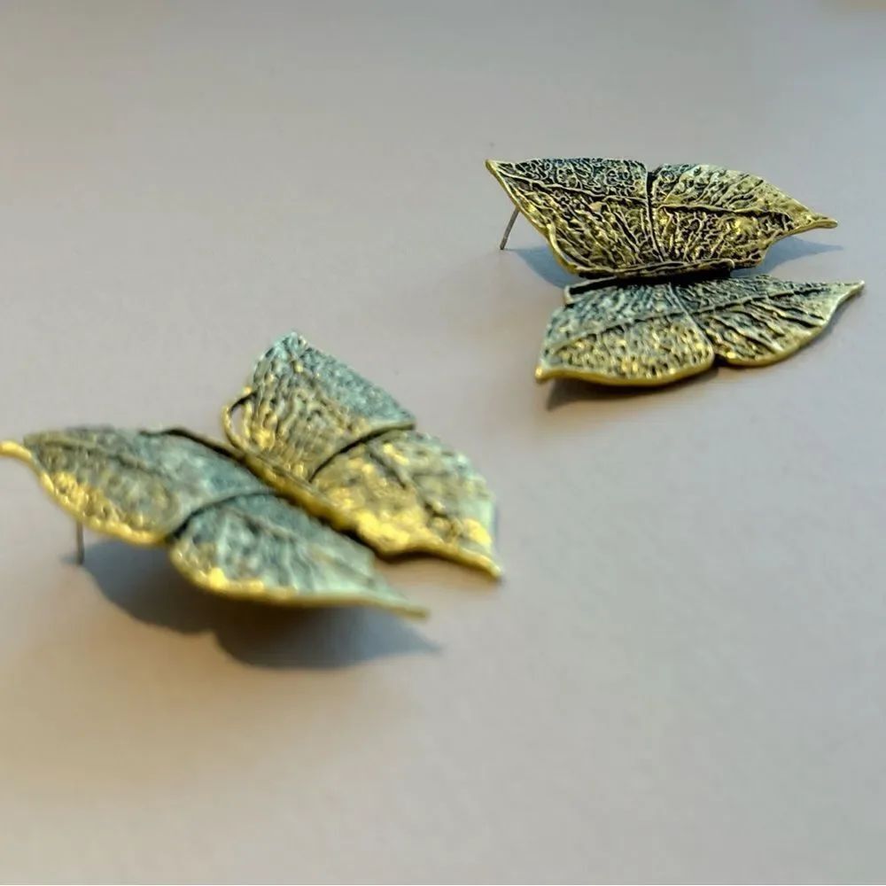 Butterfly earrings M910 - Picture 2 of 3